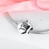 Ciondoli per mamma dell'anno S925 Perline originali per creazione di gioielli Gioielli in argento sterling adatti Bracciali con perline Pandora Collana fai da te per le donne regalo alla mamma