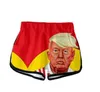 Women Trump Shorts Summer 3D Printed Hot Pants Funny Sexy Casual Pants Elastic Hip Hop Loose Short Trousers Trunks Maternity Bottoms B5965