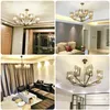 Postmodern Chandelier Simple Luxury Crystal Lighting Classical Creative Restaurant Art Led Lamps Facture Bedroom Living Room