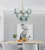 Postmodern light luxury creative glass living room chandelier simple creative personality simple dining room bedroom study lamp MYY