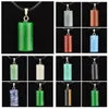 Halsband Smycken Billiga Healing Kristaller Rope Halsband Vackert natursten Pendants Kors Pendants Partihandel Sten halsband