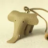 Fait à la main en cuir véritable mignon vache taureau drôle chanceux éléphant porte-clés pendentif animal porte-clés pour hommes femmes sac charme filles2490892