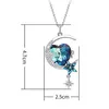 Accessori a mille colori Collana Adottare Rovski Element Collane di maglione alla moda Spettatura Dual-Purpose309R6656617