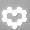 DIY Honeycomb Licht Vrij splitsen van de aanraakgevoelige LED Honeycomb Wall Lamp Quantum Lights Night Home Corridor Aisle Decor