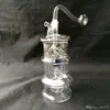 Multistrato Hookah, vetro all'ingrosso Accessori Bong, vetro acqua tubo di fumo, trasporto libero