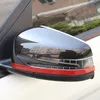 Car Rearview Mirror Cover Decoration Trim Stickers For Mercedes Benz C W204 2010-13 E W212 2009-15 Carbon Fiber Color Decals328Z