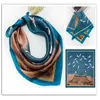 Luxury bandana scarf paisley pattern 100% silk fashion Stole trend premium quality style Vintage Elegant Square Head/Neck Scarf 60 colors