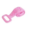 Scrubber per la schiena Doccia Spazzola per il corpo da bagno in silicone a doppia faccia Copertura completa Doccia Spazzola per la schiena Soft Remove Horny Dirt Telo da bagno Doccia ZYQ572