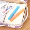 Frosted Toothbrush Holder Travel Plastic Toothbrush Case Hiking Camping Portable Toothbrush Tube Cover Storage Box Protect Holder DBC BH2636