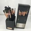 Marca Maquiagem Escova Signature Rose Gold 13 Pcs / Set Brush Set para Face Eye Lip Foundation Sombra Cosméticos com suporte