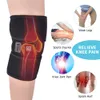 Genouillère électrique chauffante Vieux masseurs de jambes froides Compresser les genouillères Soulager la douleur Brace Wrap Instrument de physiothérapie Épaule Coude bateau libre