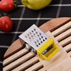 Roestvrijstalen Mini Cheese Table Graters Box 4SIKE Handvat Rooster Knoflook Ginger Nootmuskaat Cinnamon Slicer Grinder Mill Cutter Keukengerei