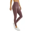 Matériel nu femmes pantalons de yoga couleur unie sport vêtements de sport leggings taille haute élastique fitness dame collants globaux entraînement5961287