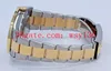 Nuovo Datejust II 116333 Oro giallo 18 carati / SS 41mm Orologio automatico da uomo con quadrante grigio romano Orologio da polso da uomo con diamanti