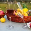 HXM 1/2/4/6 pcs / set Unbreakable Wine Glasses Tritan PVC Shatterproof Vinho cálices suco vinho copos Cups Início Wedding Y200107