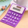 Creative Portable Scientific Solar Calculator Mini lovely Handheld Foldable Silicone Calculator For Students Convenient Stationery T3I0449
