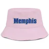 Memphis Tigers Basketbol Altın Logo Erkek ve Kadın Buckethat Serin Spor Kovası Beyzbolcap Kafesi Eski Baskı Pembe Meme Kanseri USA242K