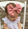 2020 9 colores Cute Big Baby Girls Bow Hairband Toddler Kids Diadema elástica Anudada Nylon Turbante Head Wraps Bow-knot Accesorios para el cabello M122