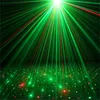 Sharelife Red Green Laser Star with RGB LED Dynamic Watermark Effect DJ Remote Laser Stage Light Home Gig Party Show Lighting