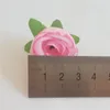 100pcs / lot artificial flor rosa simulação cabeça flor de seda casamento DIY Decoração da grinalda subiu parede da flor