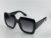 New fashion design occhiali da sole donna 0053 nero grande montatura quadrata montatura classica semplice ed elegante occhiali uv400 occhiali protettivi per esterni