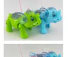 온라인 빨간 제품 리드 로프 코끼리, 빛나는 바닥 스탠드, 번쩍이는 움직임 Brithday 선물 장난감 전기 장난감을 걷는 코끼리 전자 애완 동물