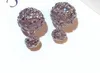 Hot New Fashion Designer Super scintillant diamant Zircon strass Double boule creuse boucles d'oreilles pour femmes filles Sier Pin