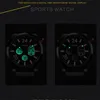 SINOBI 2019 Homens de pulso Relógios LED Chronograph Relógio Militar Waterproof Quartz Masculino Relógios Digital Sports Relogio Masculino