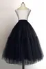 Nowe 5 warstw Kobiety Midi Tiulle Tutu Spódnica Petticoat Wedding Sukienka ślubna PROM PROM Evening Ball Suknia pod spódnicami CPA10911898014