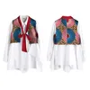 Autumn shirts women 2019 Dashikis turndown collar full sleeve african shirts for women plus size african tops for ladies WY2653