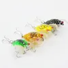 Isca de pesca de 4 cores de alta qualidade 4cm64g equipamento de peixe Cicada Classic Bass Crank Baits9220837