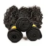 Vame Braziliaanse natuurlijke kleur Diepgolf Zacht Menselijk Haar Weave 10 "-26" Extensions