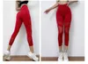 Vendita calda Donna Pantaloni Capri Yoga senza cuciture Sport Leggings elastici a vita alta Push Up Control Tummy Scava fuori Pantaloni attillati Sext S-L