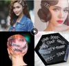 Mais novo Hairpin Letra Inglesa Barrette Rhinestone Liga Personalidade Palavra Mulheres Meninas Gravatas Cabelo Clipes De Cabelo Acessórios De Cabelo 40 Estilos