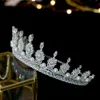 BRILNTE Princesa Simple Tiara Corona Cristal Per Accesorios para el cabello de boda de pta banda para el cabello sombre9373190
