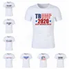Men Donald Trump 2020 T-Shirt O-Neck Short Sleeve Shirt USA Flag Keep American Great letter Tops Tee Shirt 29styles LJJA2877