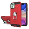 Armor Shockproof Phone Case Pokrywa dla iPhone 11 Pro Max Samsung A51 A71 S11 S11 Plus A515 2 w 1 TPU w przypadku uchwytu pierścieniowego