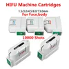 Vervangende cartridges 10000 opnames voor hoge intensiteit gerichte ultrasone klankhifu machine gezicht huid tillen rimpel verwijderen anti-aging