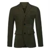 Мужской модный бренд вельветовый блейзер в британском стиле повседневный приталенный пиджак пиджаки мужские однобортные пальто куртка z1016