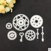 Dişli Çerçeve Metal Kesme Ölür Scrapbooking Anaokulu DIY Albümü Kabartma Klasörü Kağıt Kart Makinesi Şablon Dekor Şablonlar El Sanatları