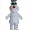 2019 Rabattfabrik Hot Frosty Snowman Mascot Kostym Walking Adult Cartoon Kläder Gratis frakt