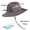 Zomer mesh Sun emmer hoeden voor mannen vrouwen flap brede randzon uv bescherming vissen hoed wandelen snel droogdop verstelbaar wh1044891797