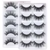 3D Mink Eyelashes Big Eye lashes 5 Pairs Natural Long Thick Handmade Lashes Hair Extension