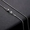 925 Sterling Silver Snake Chain Necklaces for Women Pendant Necklace Jewelry Accesories Making Lobster Clasp Size 1.2mm Lenght 10" - 30"