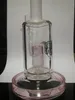 Perc Glass'ın bong sigara içme suyu borusu kuş kafesi facebook cam bongZOB cam bonglar iki işlev Su dab petrol kulesi kanca Boru Bongs kuleleri
