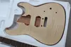 Factory Electric Guitar Kit (Onderdelen) met Vlam Maple Top, Mahonie Body and Neck, Proosewood Fretboard, Aangepaste aanbieding