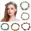 Bohemian Hair Crowns Flower Headbands Kvinnor Konstgjorda Floral Hårband Huvudbonader För Flickor Hårtillbehör Ström Bröllop Garlands GB1522