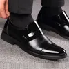 Hauteur Augmentant 6CM Ascenseur Chaussures De Bureau Hommes Oxfords Hommes Élégants Chaussures Habillées Formelles Mocassins En Cuir Verni 2018 Chaussures De Marié Appartements