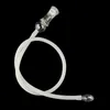 HoneyPuff 1 pc Glass Vaporizer Whip for Replacement Dia.18mm snuff snorter vaporizer hose about 35 inch long pipe parts cleaner mouth tips