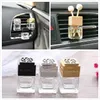 Auto parfum lege fles met clip kleurrijke auto parfum fles voor luchtuitgang van auto-airconditioner auto's luchtverfrisser opknoping glas